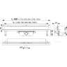 Дренажная система ALCAPLAST APZ5-EDEN-750 Spa для монтажа в стену нержавеющая сталь, глянцевая